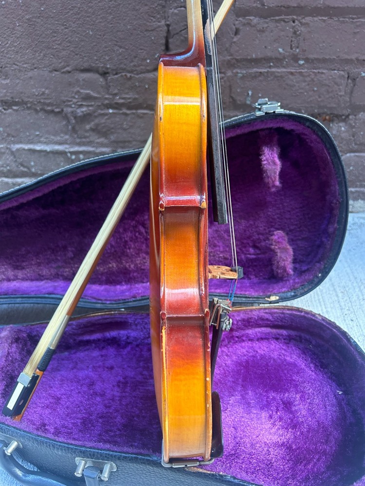 4/4 Violin Unknown Maker With Case