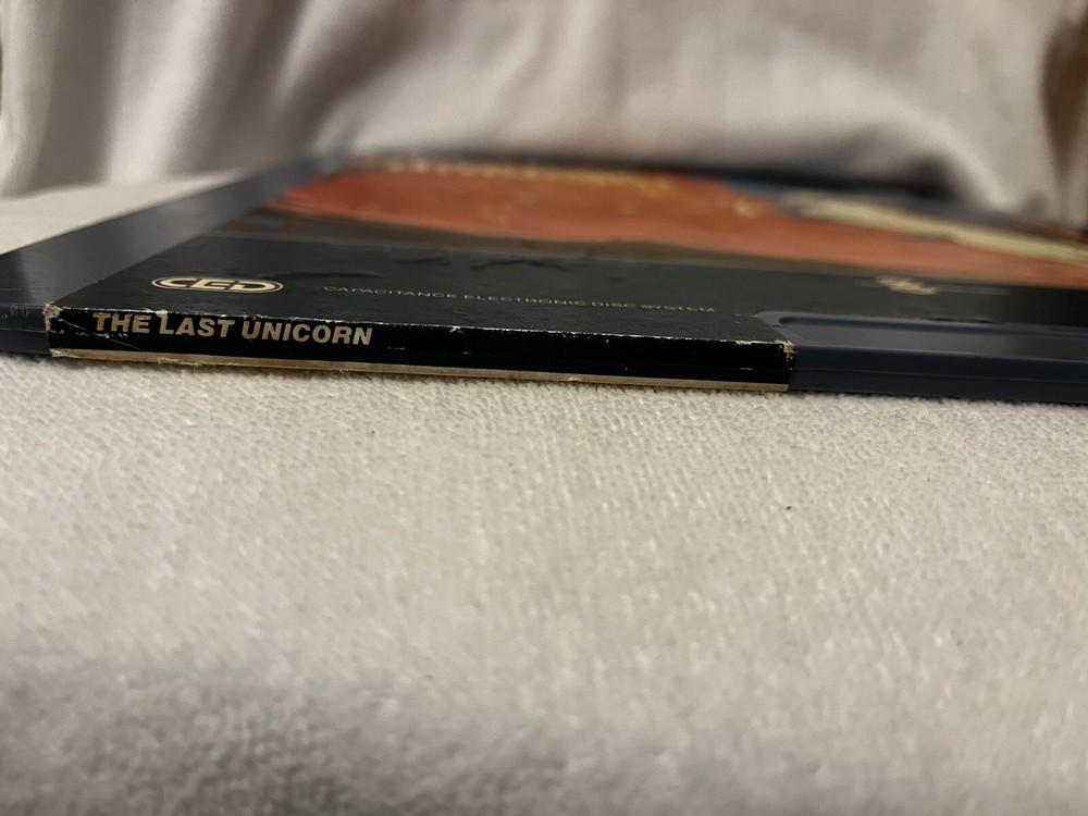 The Last Unicorn CBS FOX Capitance Electronic Disc System 1982 Untested