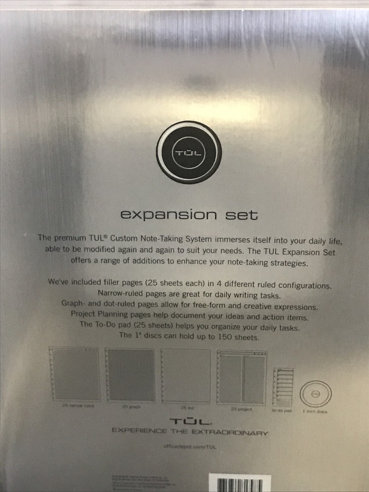 TUL Custom Note-Taking System Letter Size Expansion Set (4295635)