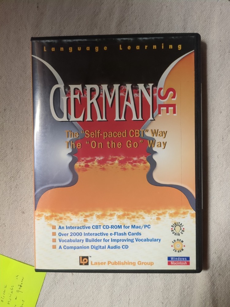 Laser Publishing Language Learning Series System: German for PC, Mac