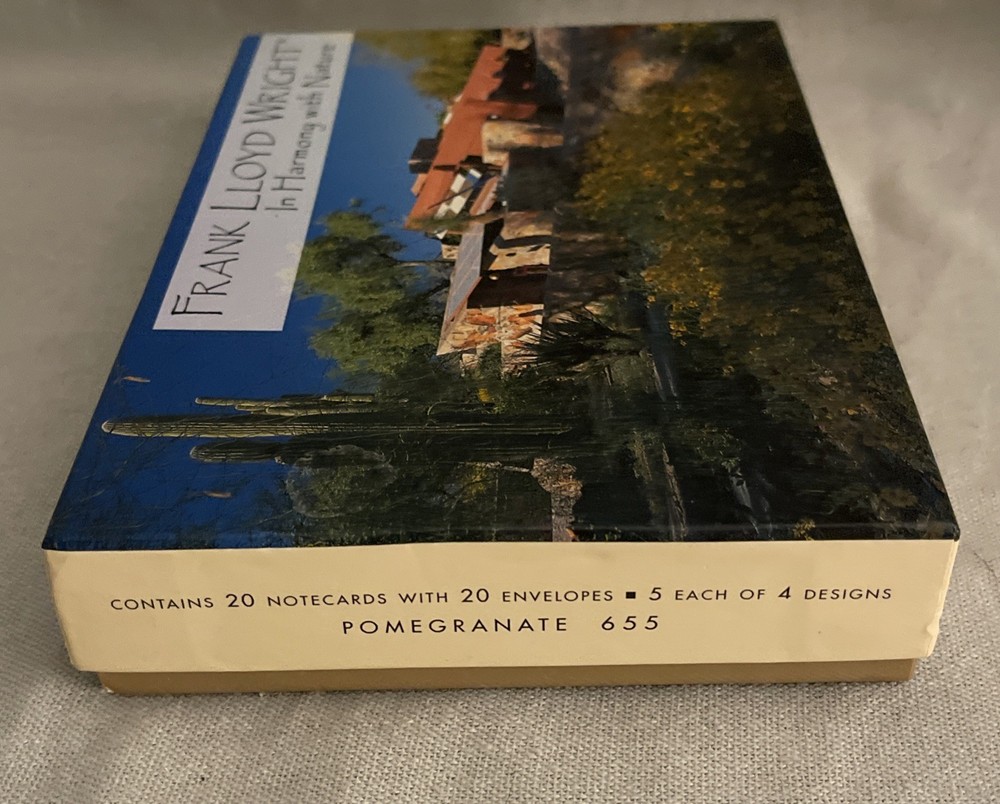 frank lloyd wright 17 Boxed Blank Cards/ Envelopes Set