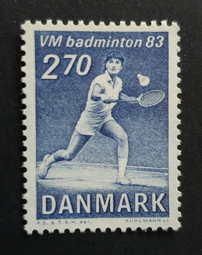 1983 DENMARK DANMARK WORLDCUP BADMINTON VF MNH