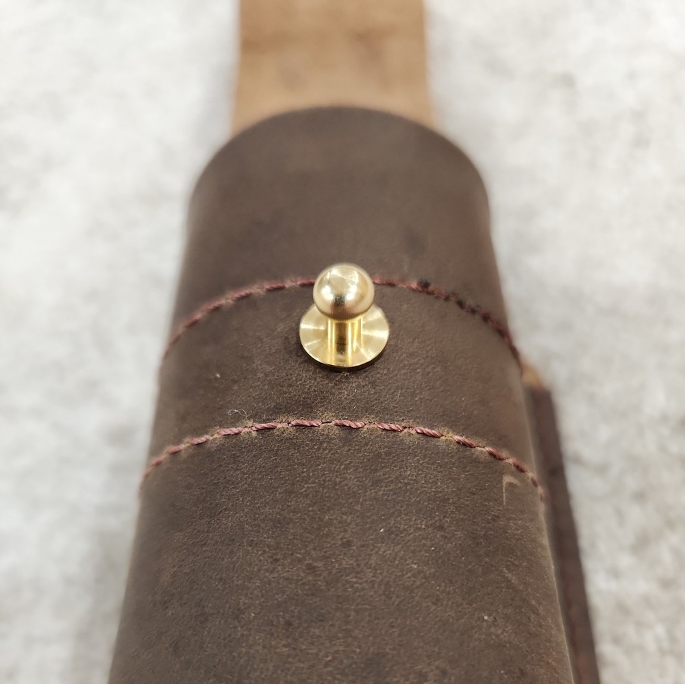 Yoder409 handcrafted leather turkey call short box fiddle box holster 