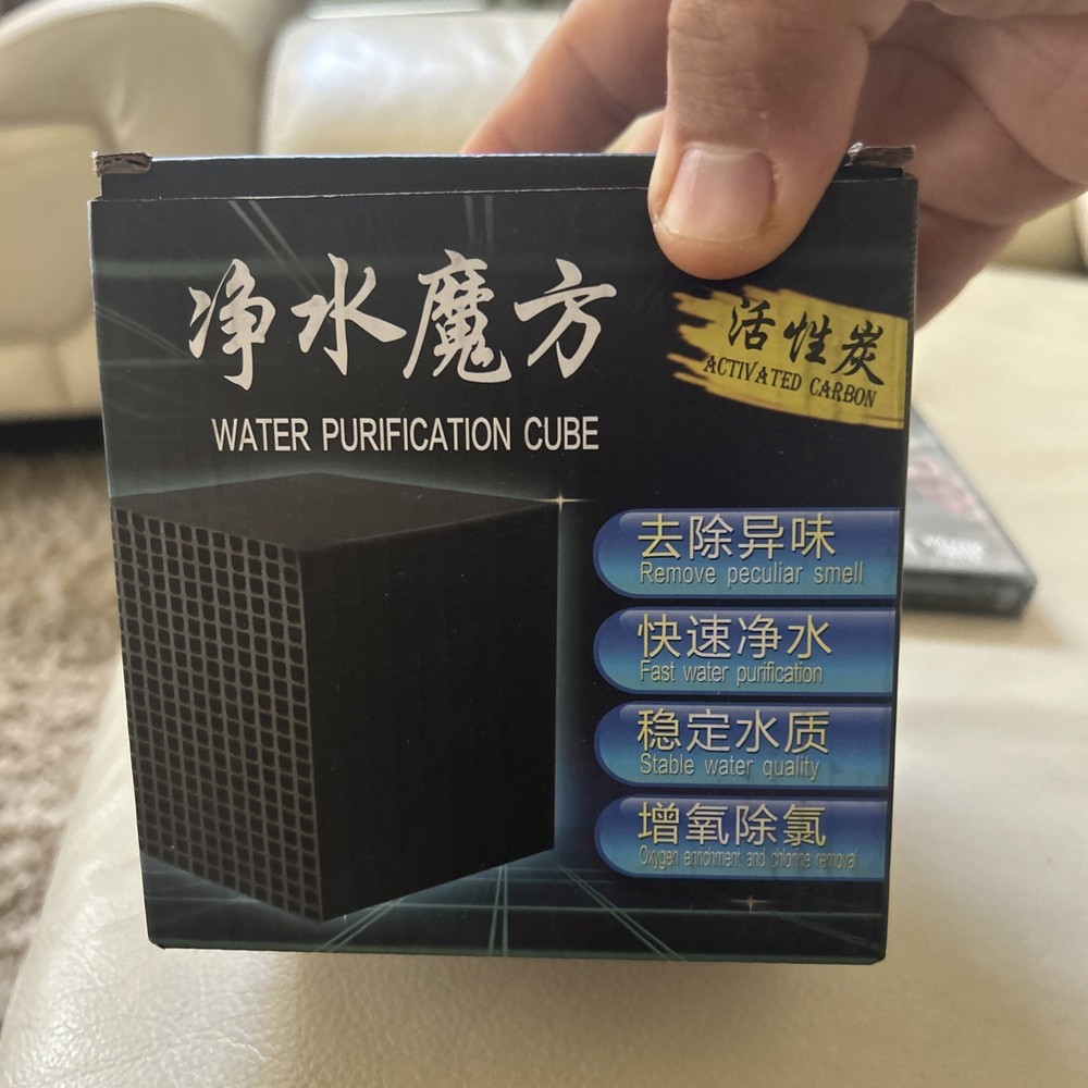 Eco-Friendly Aquarium Water Purifier Cube Filter with Activated Carbon