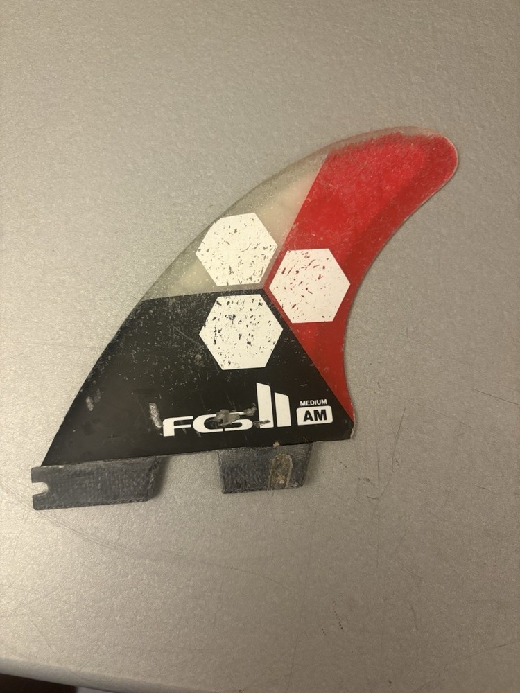 FCS II AM PC Thruster Fin Red Left Only