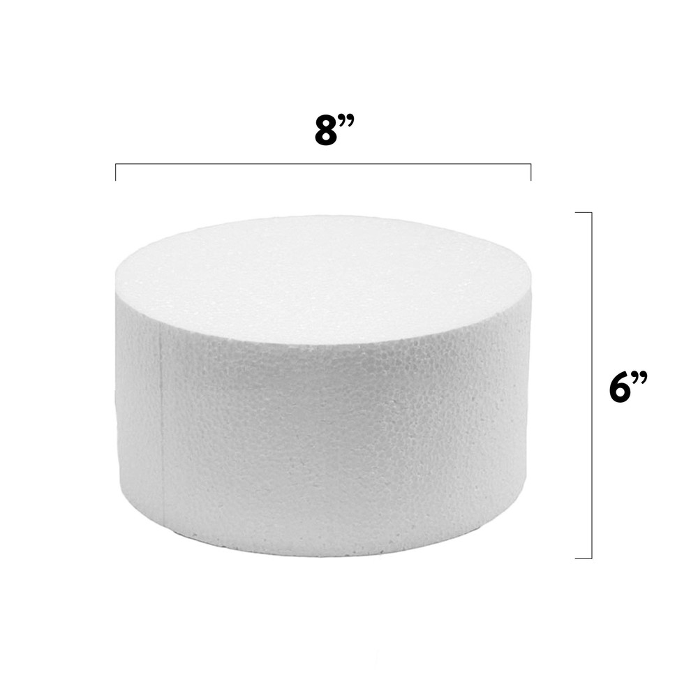 Cake Dummy Round 8 x 6 Inches