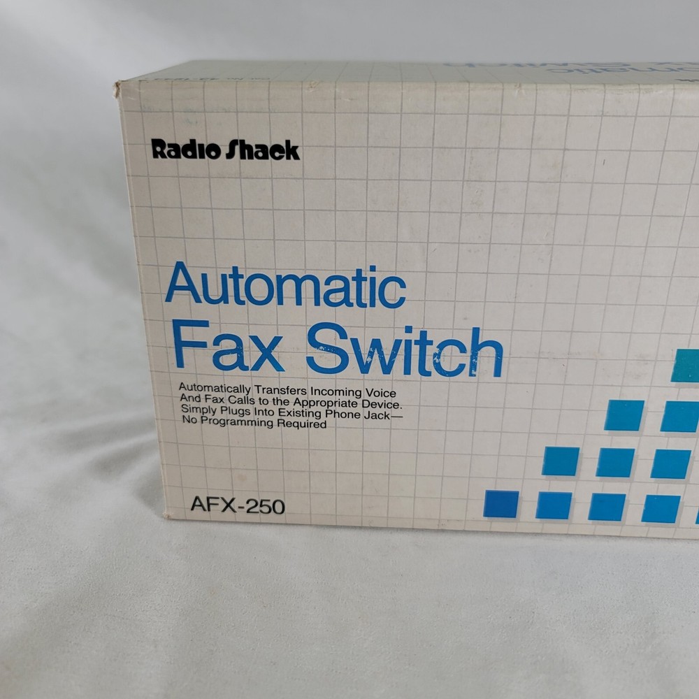 Radio Shack Automatic Fax Switch 43-1244