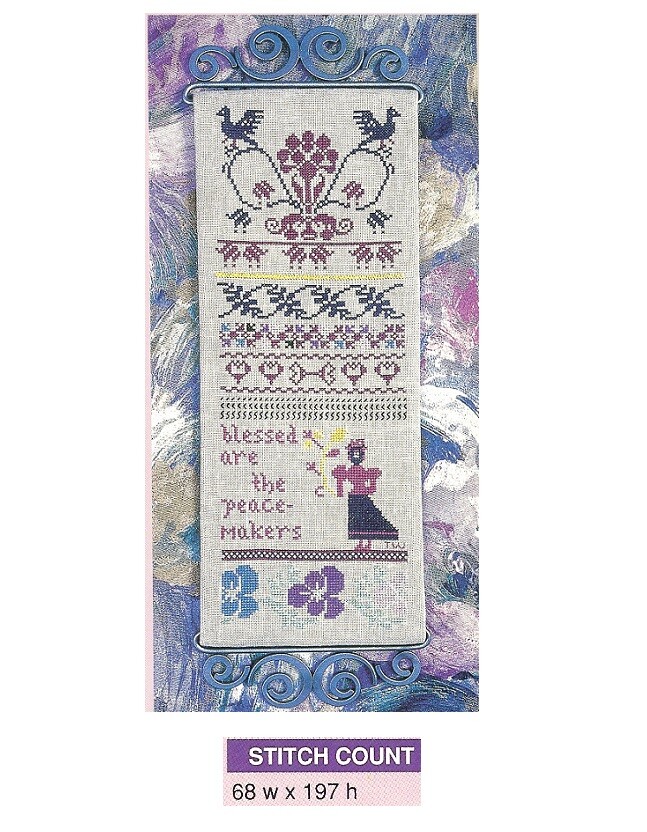 RINA'S YUGOSLAVIAN SAMPLER - CROSS STITCH PATTERN ONLY - HM - QUA