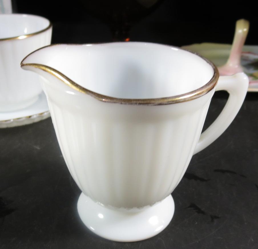 Petalware Monax Creamer Gold Trim