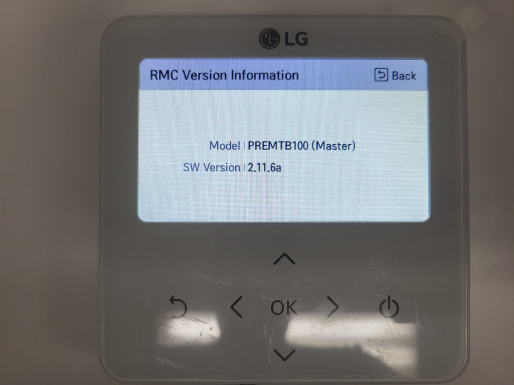 LG PREMTB100 Remote Controller HVAC, 12V