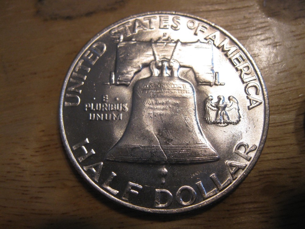 1959 D Franklin Silver Half Dollar Gem BU!!