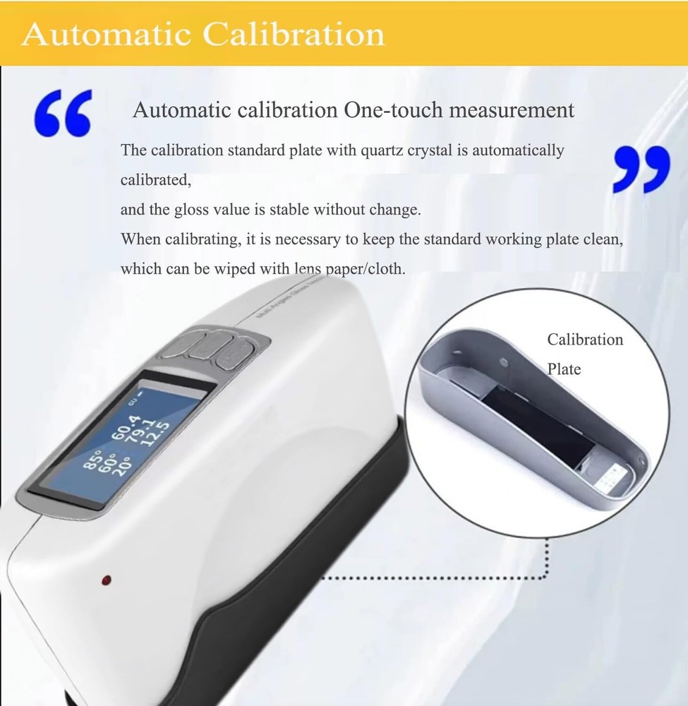 Small Aperture Gloss Meter with 60° 0~200GU for Plastic Electronics Hardware