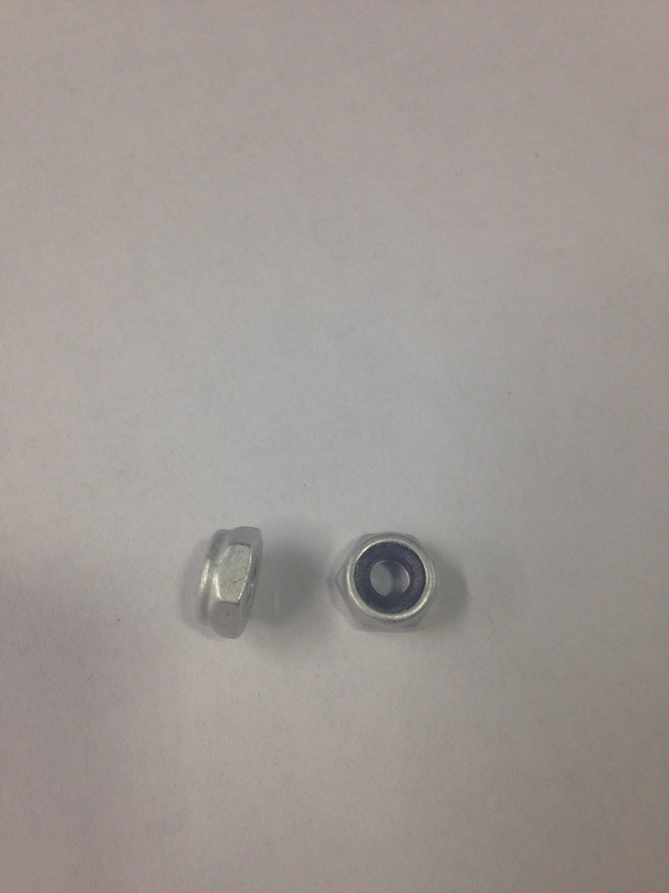 10-32 JAM NYLOCK (Nylon Insert Locknut) - ALUMINUM (10 each)