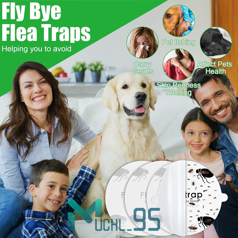 Flea Trap Discs Refill 7.1 In Replacement Glue Boards for Most Models Flea Traps