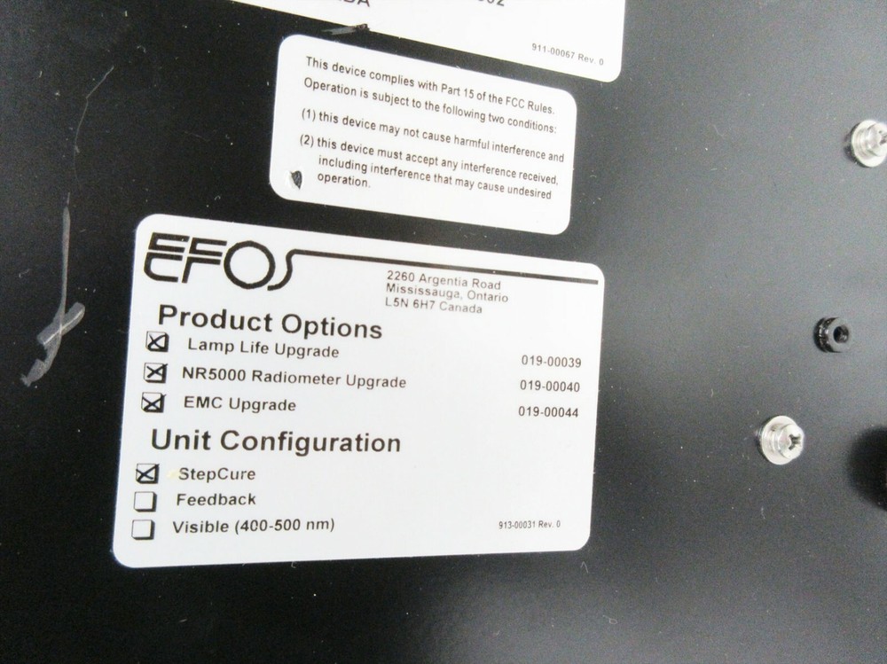 EFOS N2001-A1 SPOT CURING SYSTEM - STEPCURE EMC NR5000