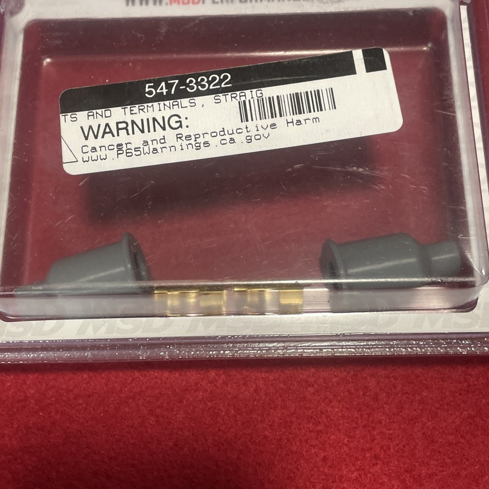 MSD 3322 Replacement Straight Socket Boots & Terminals - Pair