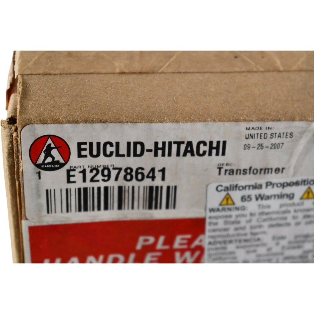 NEW Hitachi Euclid E12978641 Transformer