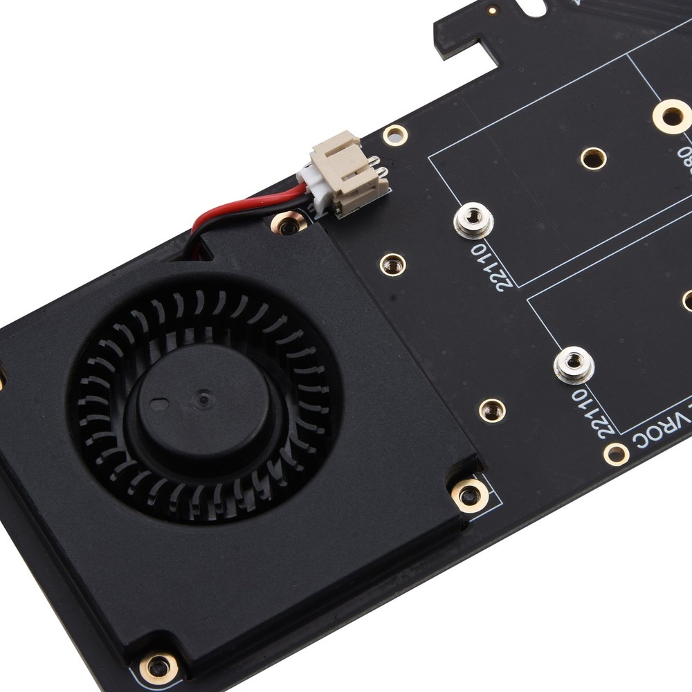 PH44 PLUS SSD Expansion Split Card PCIe 4.0 RAID 0 Mode Supports 1 x Split card
