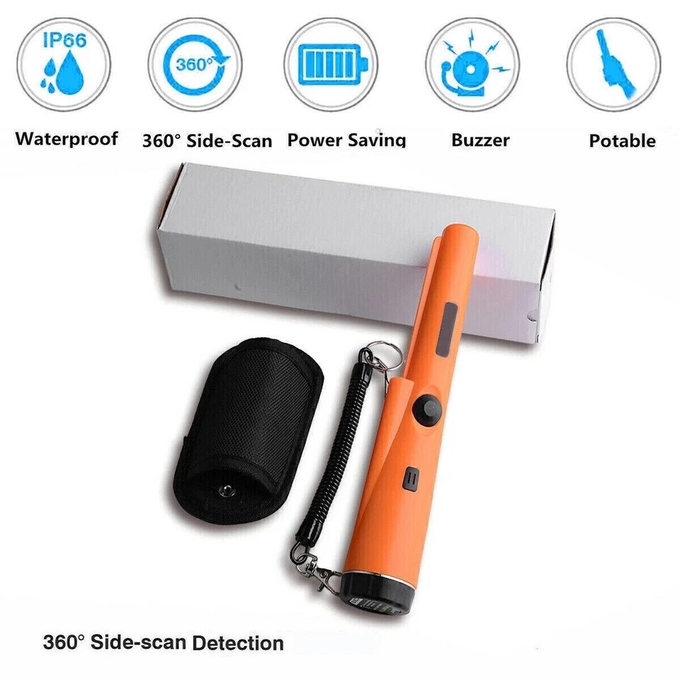 Metal Detector HandHeld Pro Pinpointer Pointer Probe Waterproof Sensitive Tester