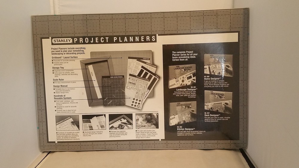 Stanley Project Planners Deck Designer (1988) New Sealed