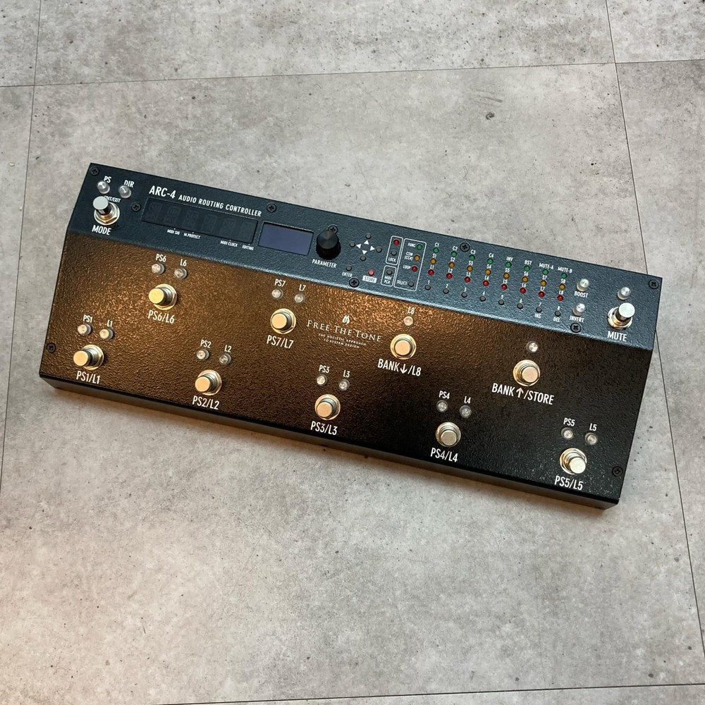 Used Free The Tone ARC-4 Audio Routing Controller Effector