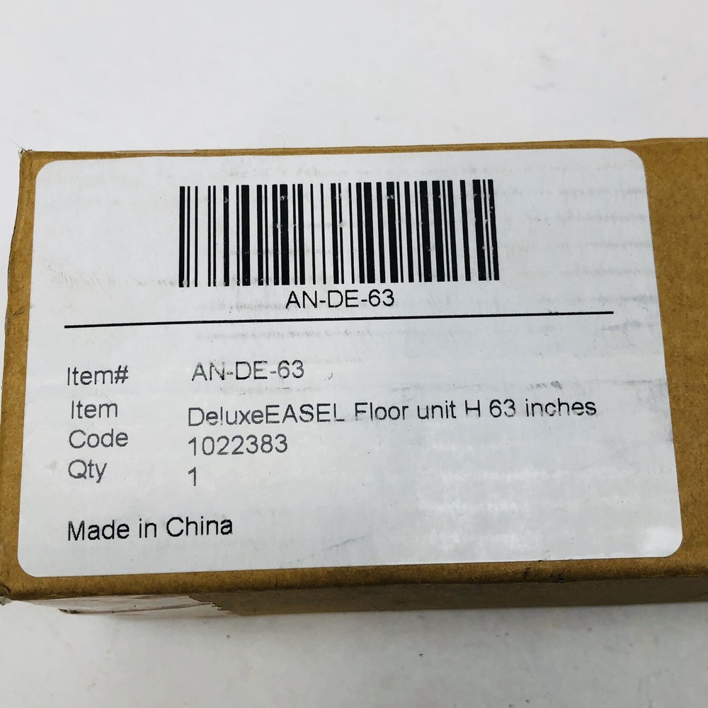 DELUXE EASEL FLOOR UNIT H 63" CODE 1022383 - AN-DE-63