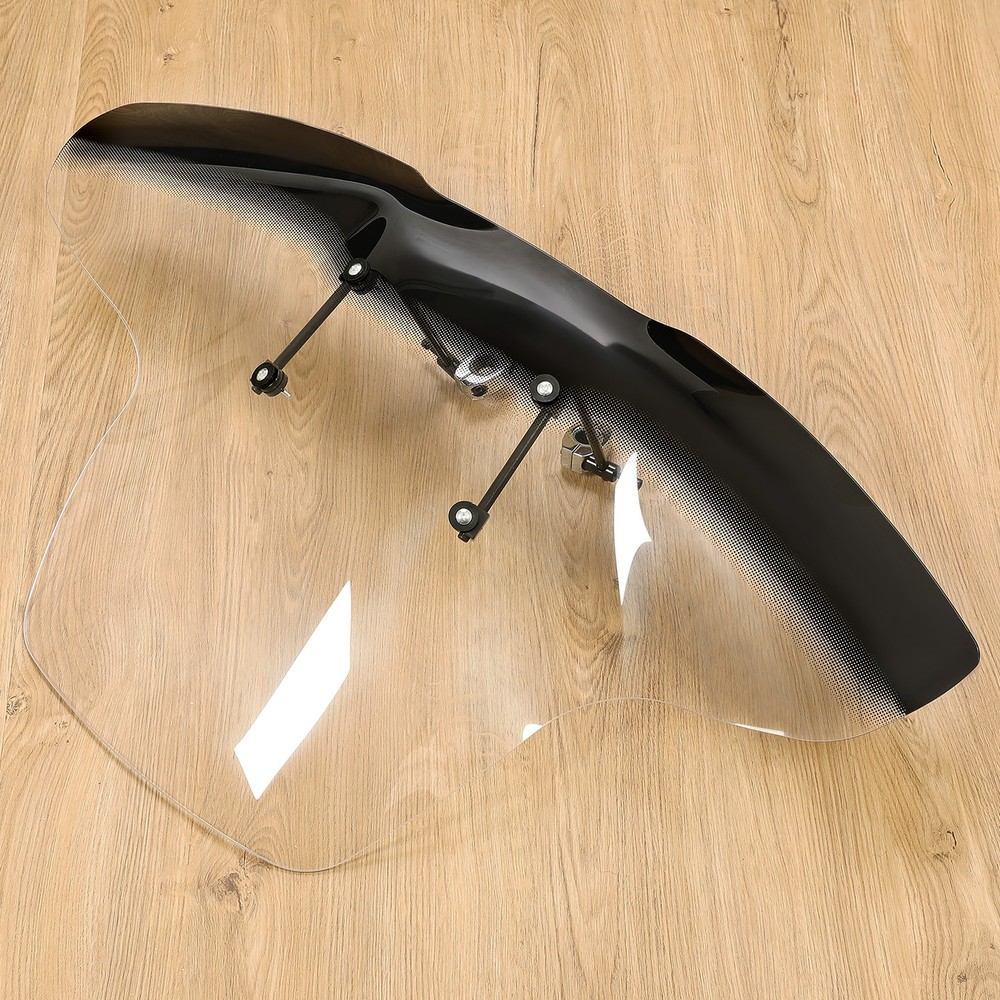 2-Tone Large Windshield Windscreen Screen Protector For ATV Motorcycle Harley