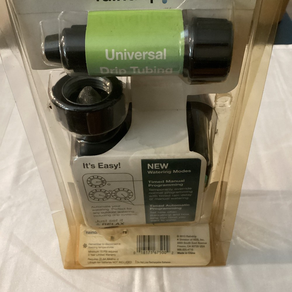 Raindrip Set-n-Flow Automatic Water Timer R675CT Analog Hose or Drip Timer New