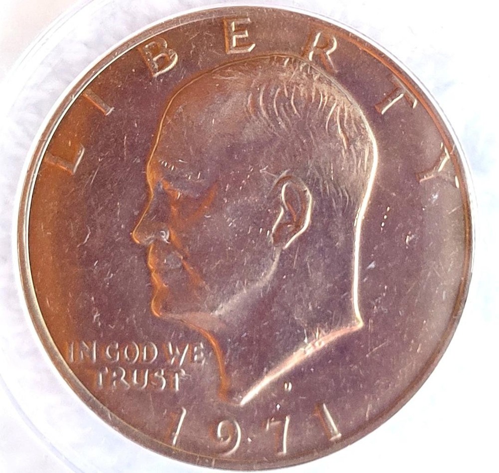 1971 D EISENHOWER (IKE) DOLLAR ANACS MS 63