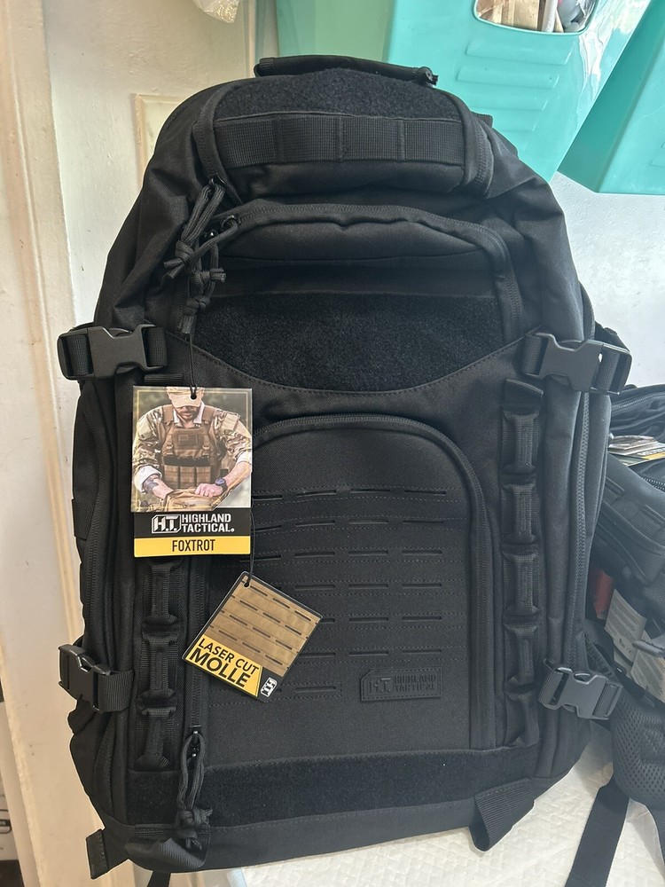 Highland Tactical Backpack - Foxtrot - Black