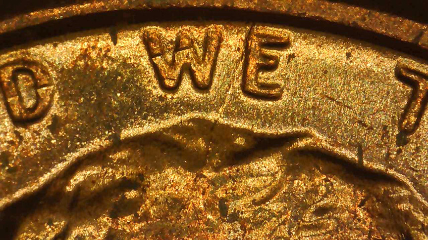 1970 D Lincoln Cent BU Red- Spike Head- Unlisted