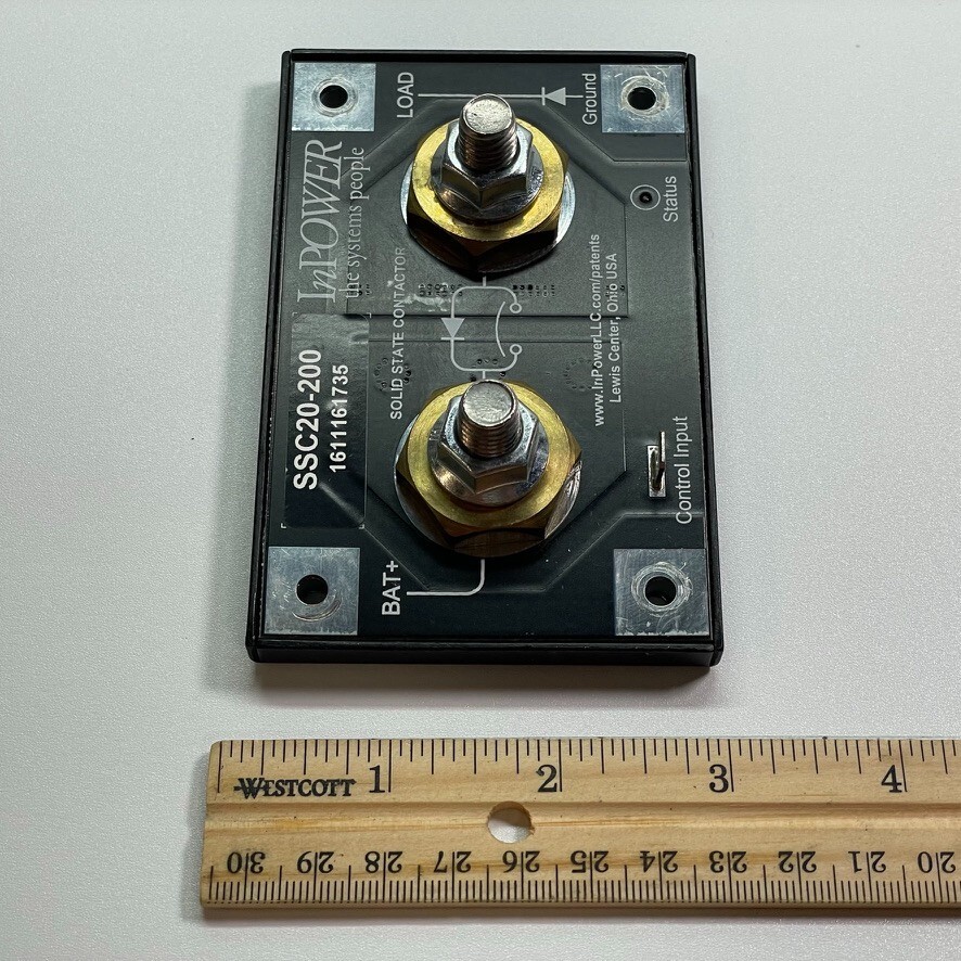 4x InPower SSC20-200 Solid State Disconnect Switch, 200A Over Shutdown - USA