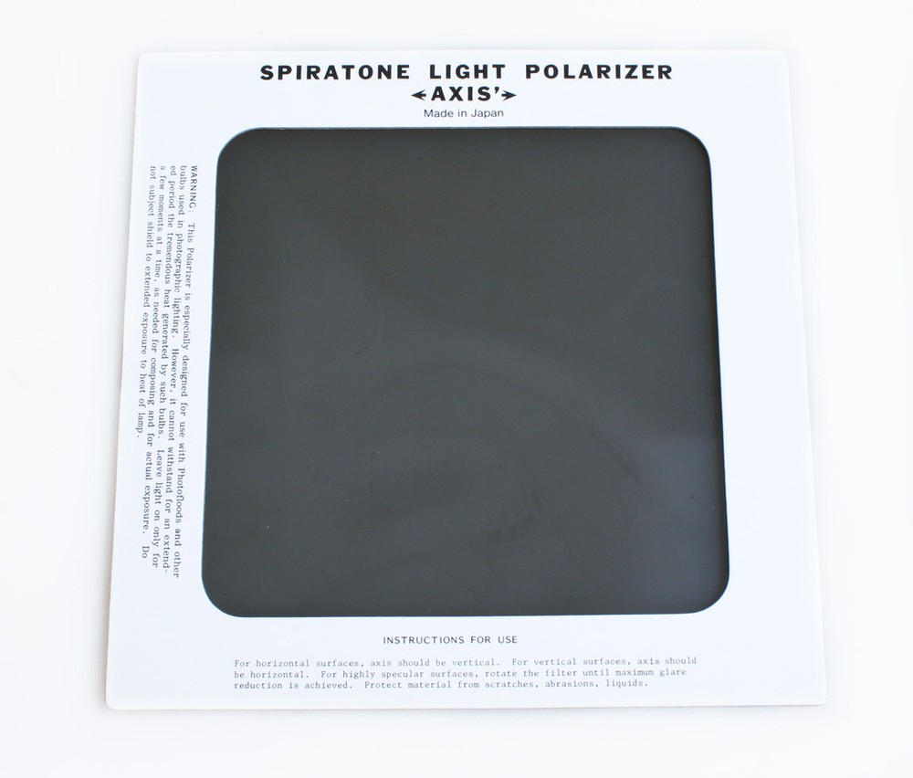 6X6 POLARIZER SHEET ATTACHED TO 8X8 FRAME