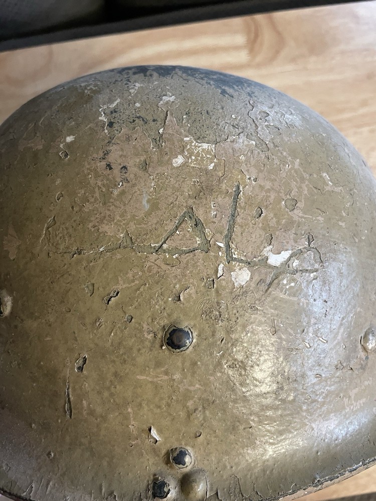 Gulf War Iraqi M80 Helmet Shell With Writing