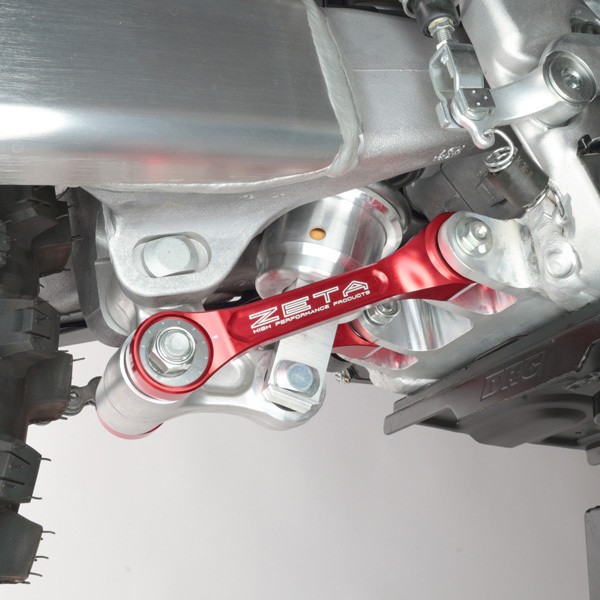 ZETA Adjustable Lowering Link - Red - Suspension Components & Access
