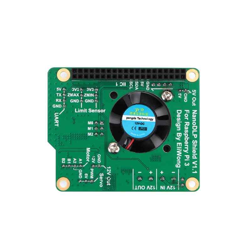 NanoDLP Shield V1.1 Expansion Board +Boost LED Driver Board