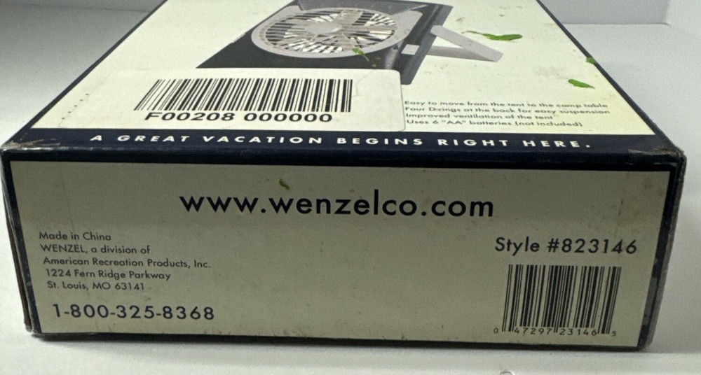 Wenzel Led Light/Fan