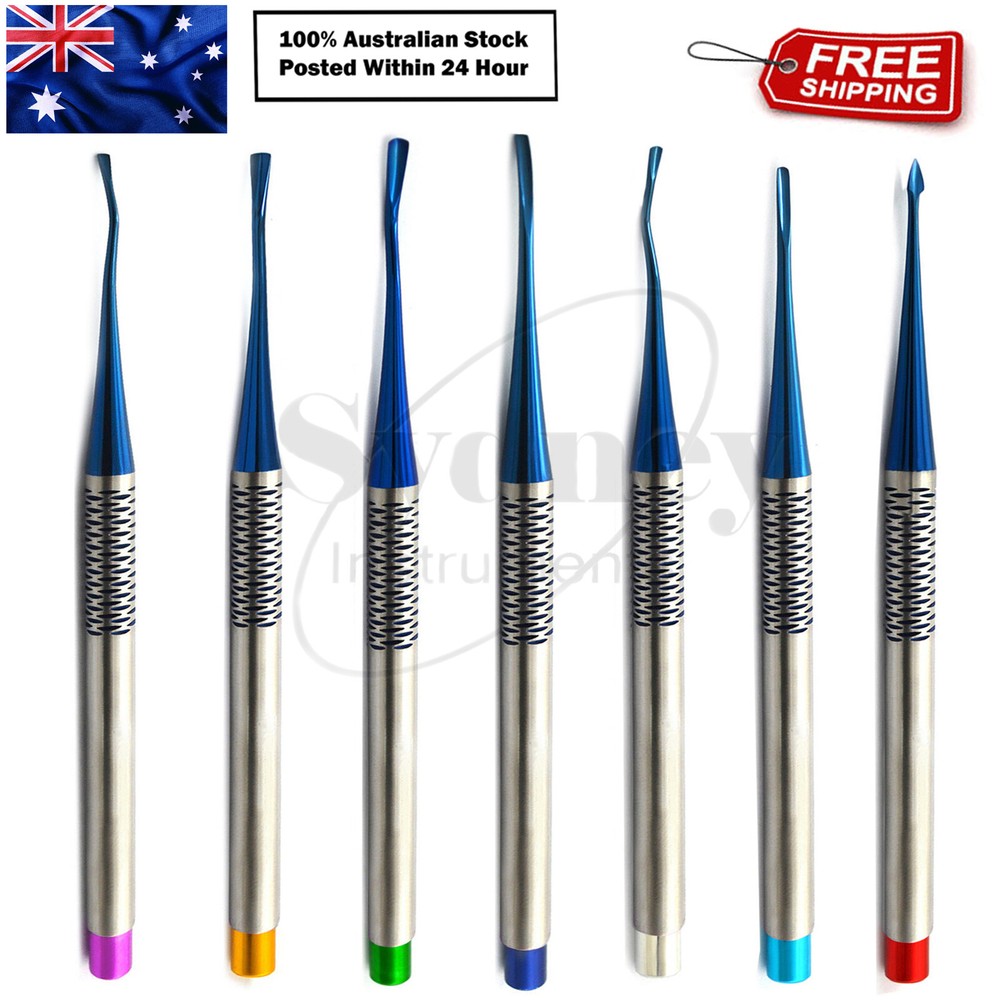 PDL Luxating Elevator Distal Micro Serrated Extraction Luxation Root Elevators