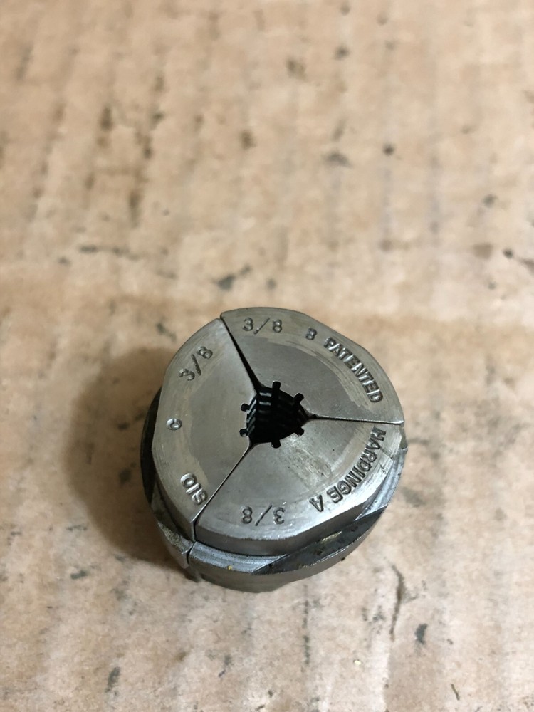HARDINGE 3/8'' S-10 RIGID COLLET PADS