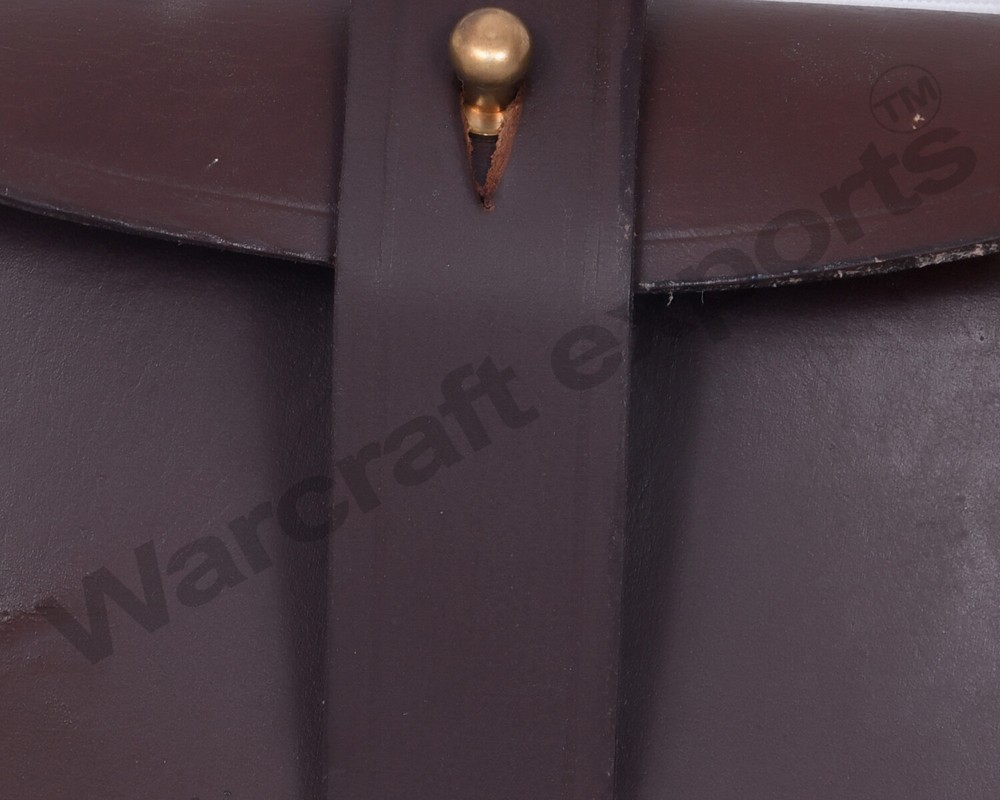 Army British WWII Sam Pouch For Sam Browne Belt - Dark Brown