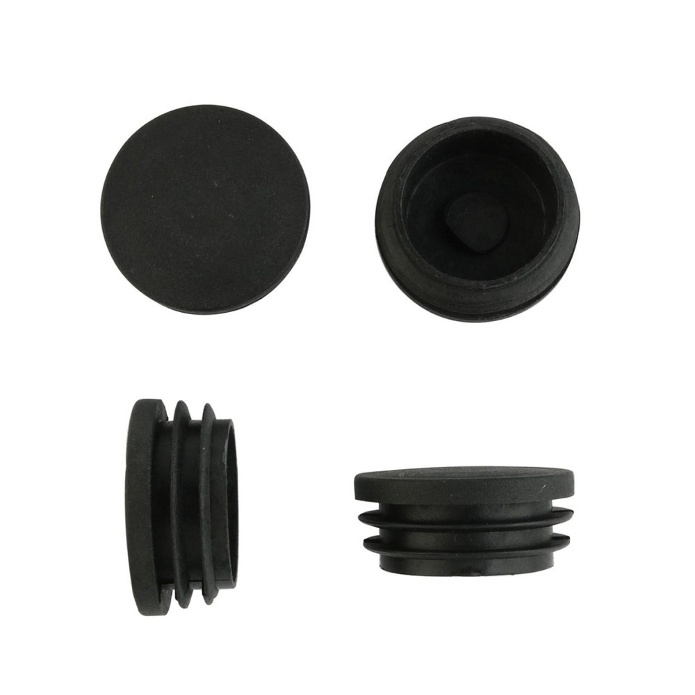 2pcs 38mm Round Plastic Dia Empty Caps Pipe Inserts