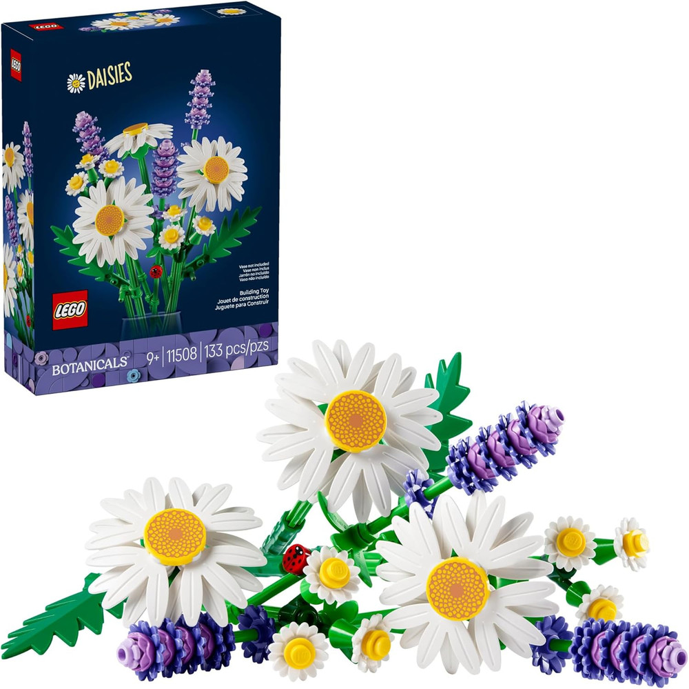 LEGO Botanicals Daisies Building Set -11508 - Creative Decor