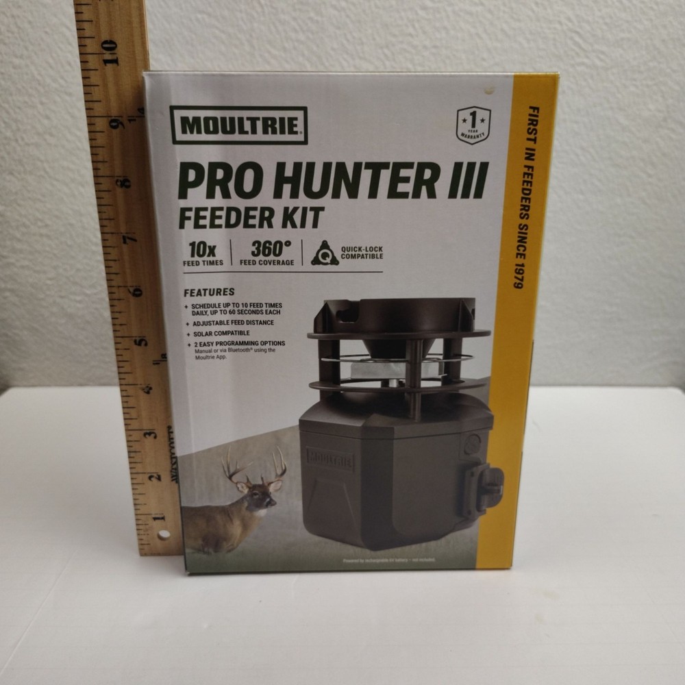 Moultrie PRO HUNTER III FEEDER KIT Digital Programmable Deer New in Box