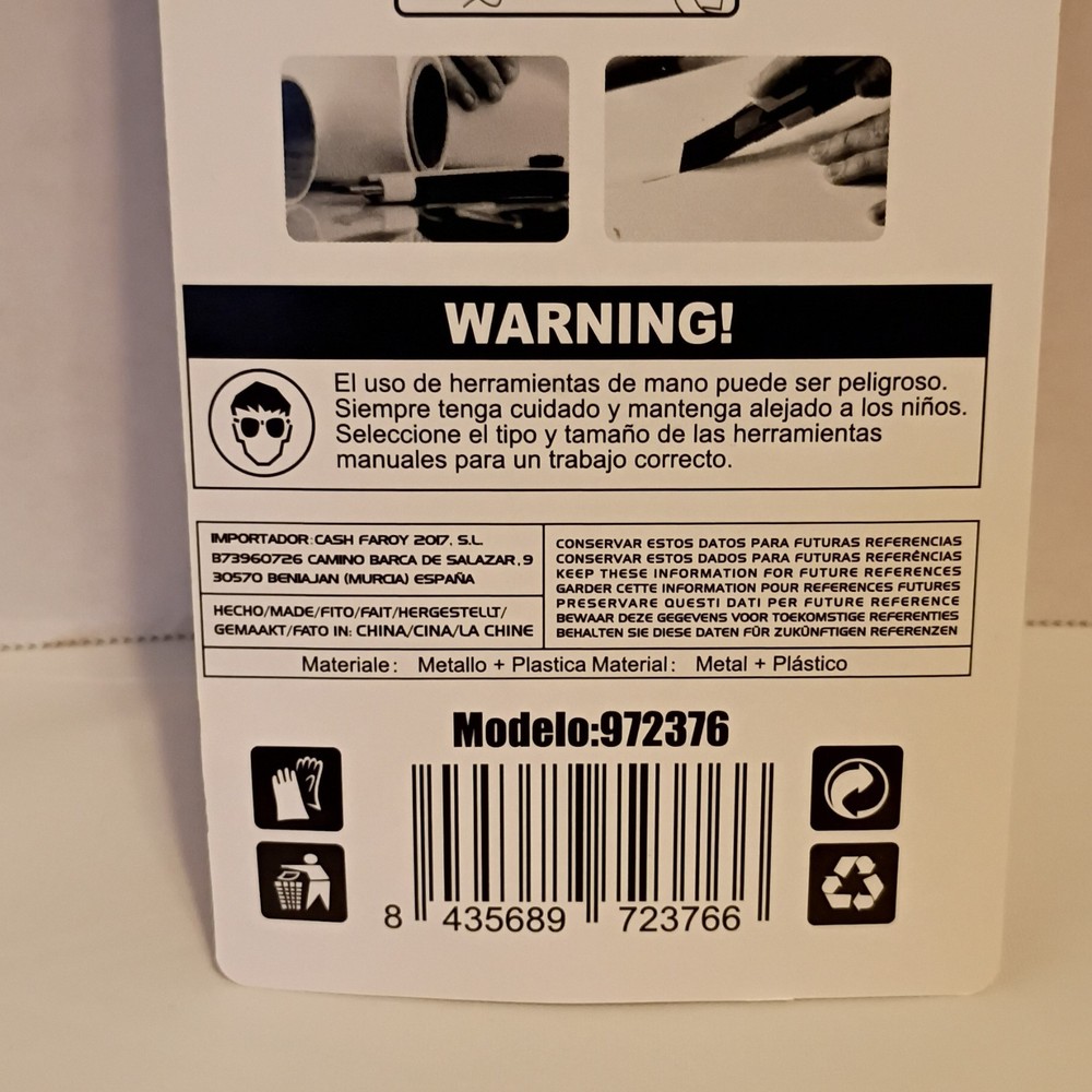 4 Wagtail Pro Tools Utility Knife Cutter with Replacement Blade Model 972376