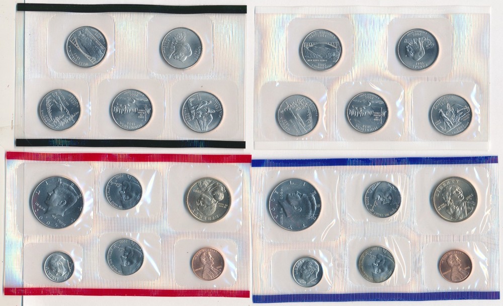 2005 US MINT UNCIRCULATED COIN SET P D