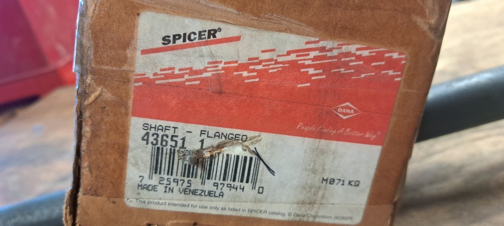 43651-1 SPICER DANA AXLE SHAFT