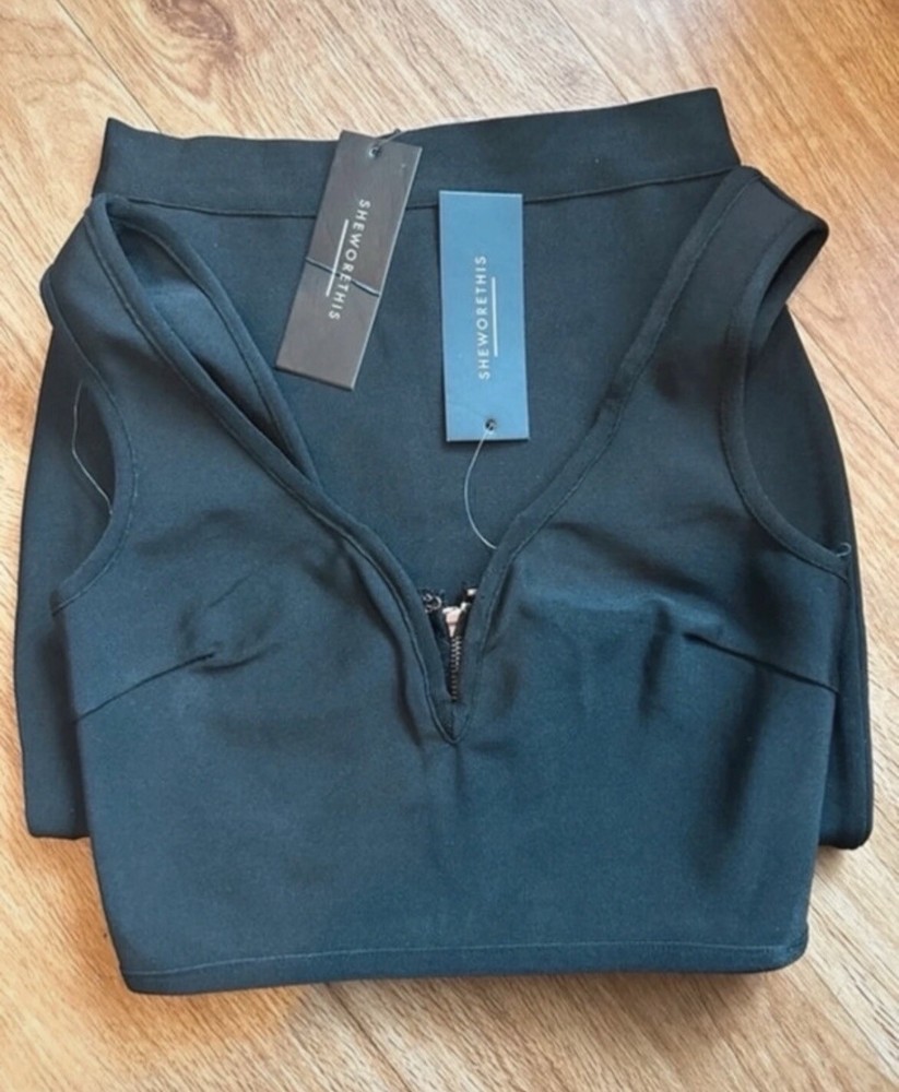 Black bandage Co-ord
