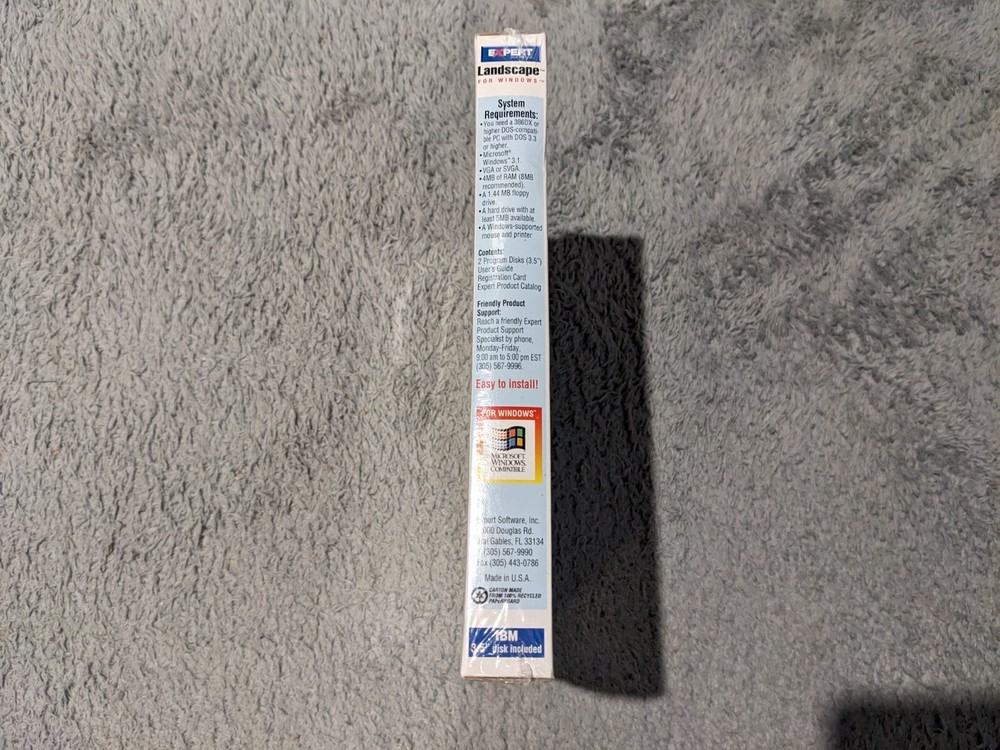 Landscape For Windows Software 1994 Expert Microsoft 3.5" Floppy Discs