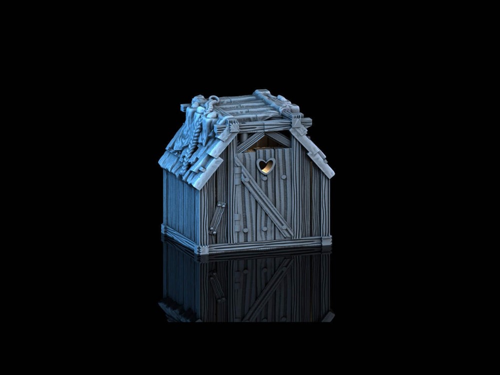 Adrian-3DP4U - Outhouse - 28mm