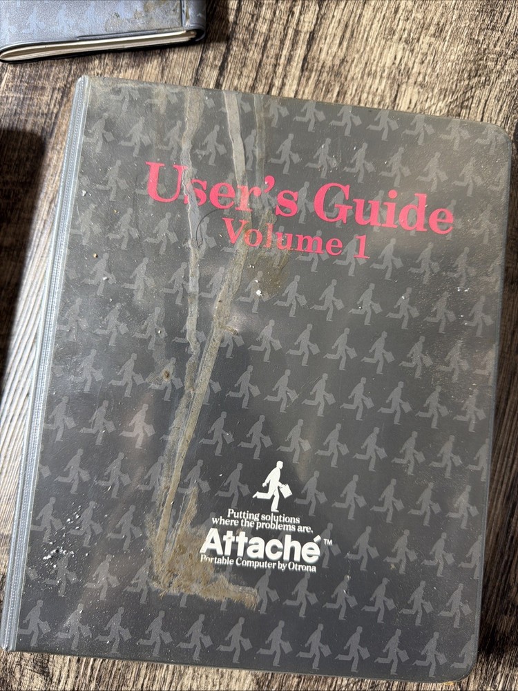 VINTAGE OTRONA ATTACHE PORTABLE COMPUTER User’s Guide And Service Guide